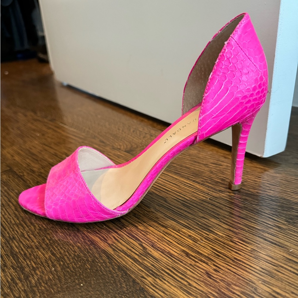 Loeffler Randall hot pink heels
